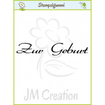 JM Creation - Zur Geburt 2 - Cling Stamp